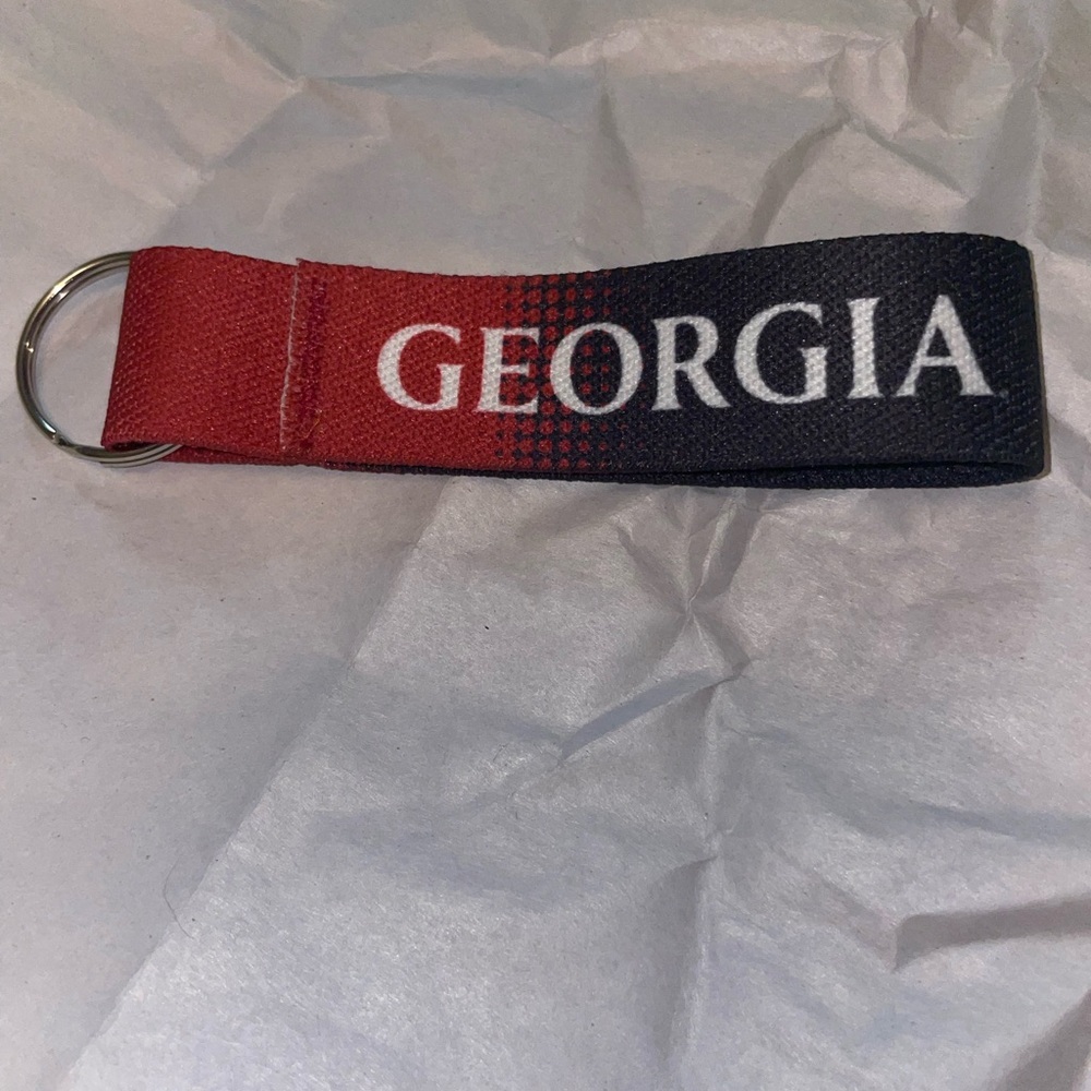 Georgia Red and Black UGA Keychain